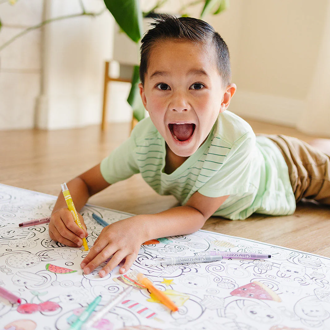 Food with Faces Everyday Event Poster and Banner | Large Coloring & Activity Poster for Celebrations, Kids, and Parties - Image 4
