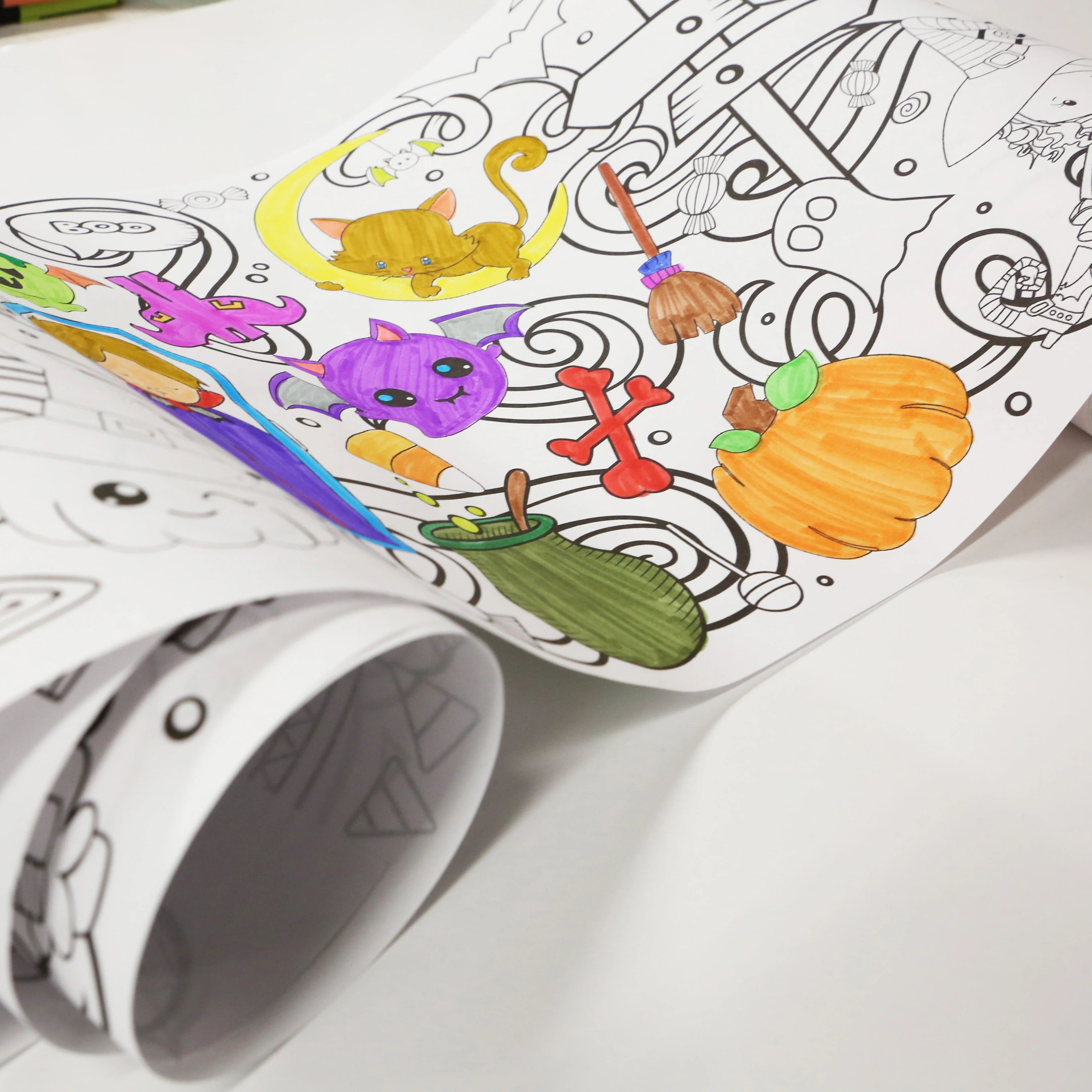 Halloween Coloring Roll - 18 ft long - Image 12