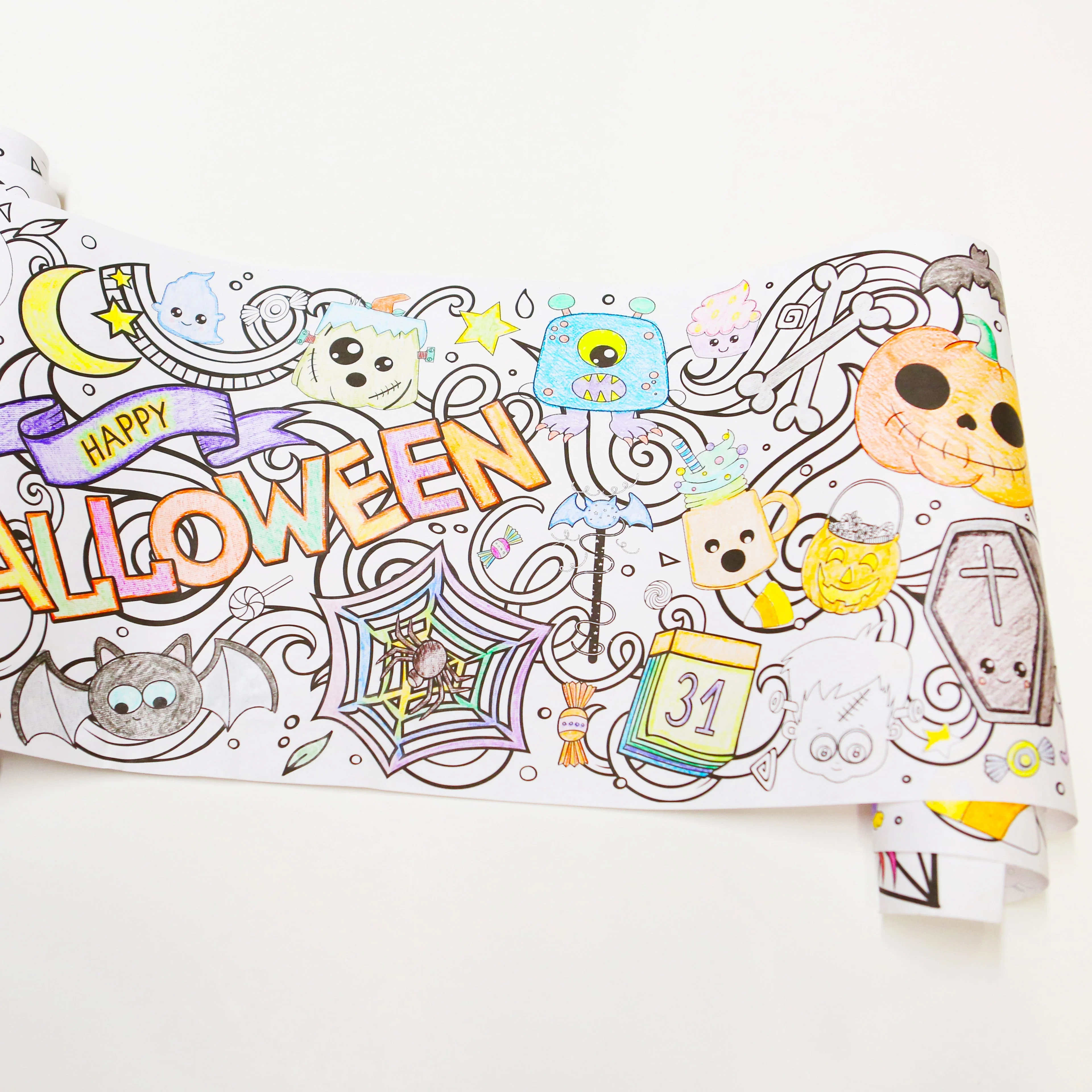 Halloween Coloring Roll - 18 ft long - Image 13