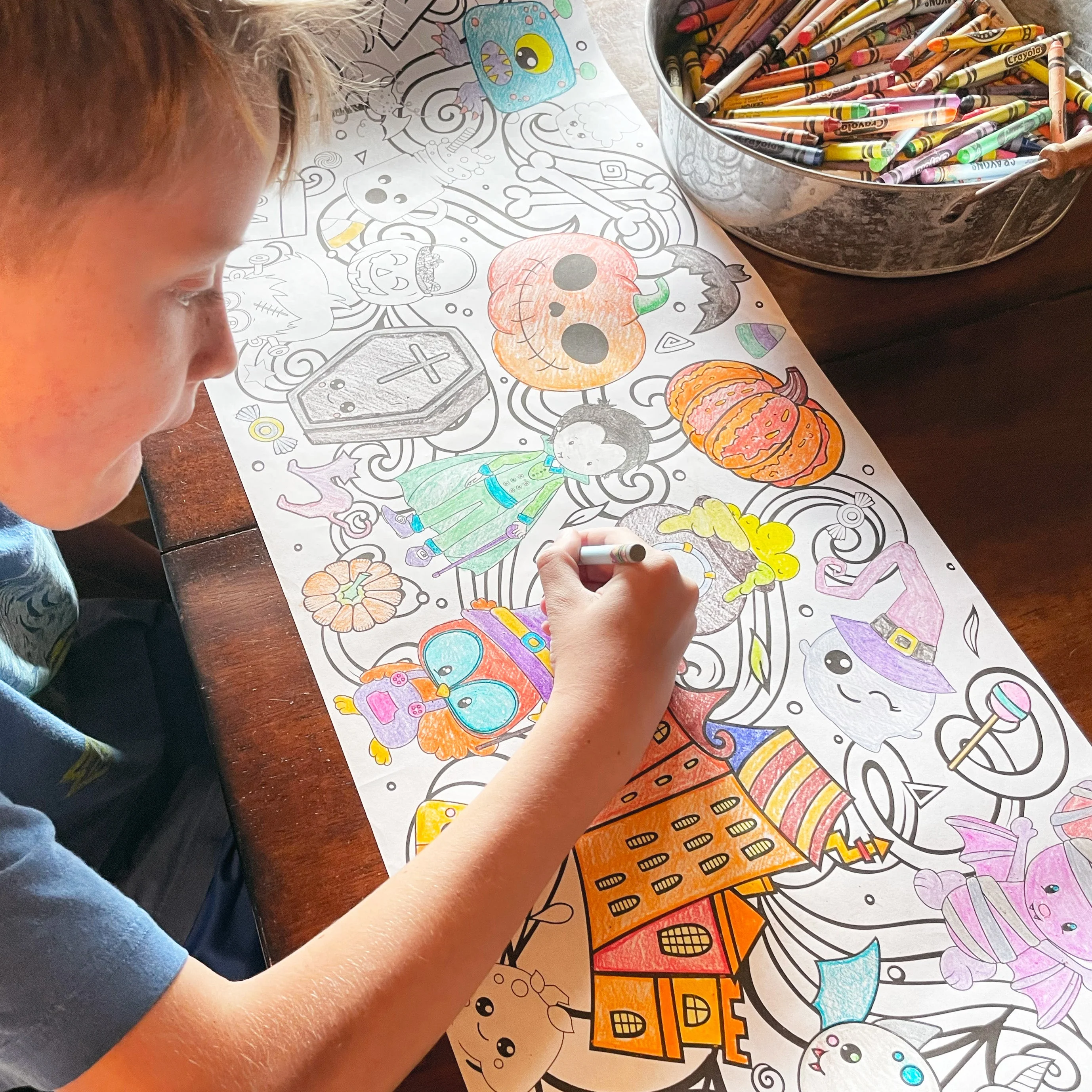 Halloween Coloring Roll - 18 ft long - Image 4
