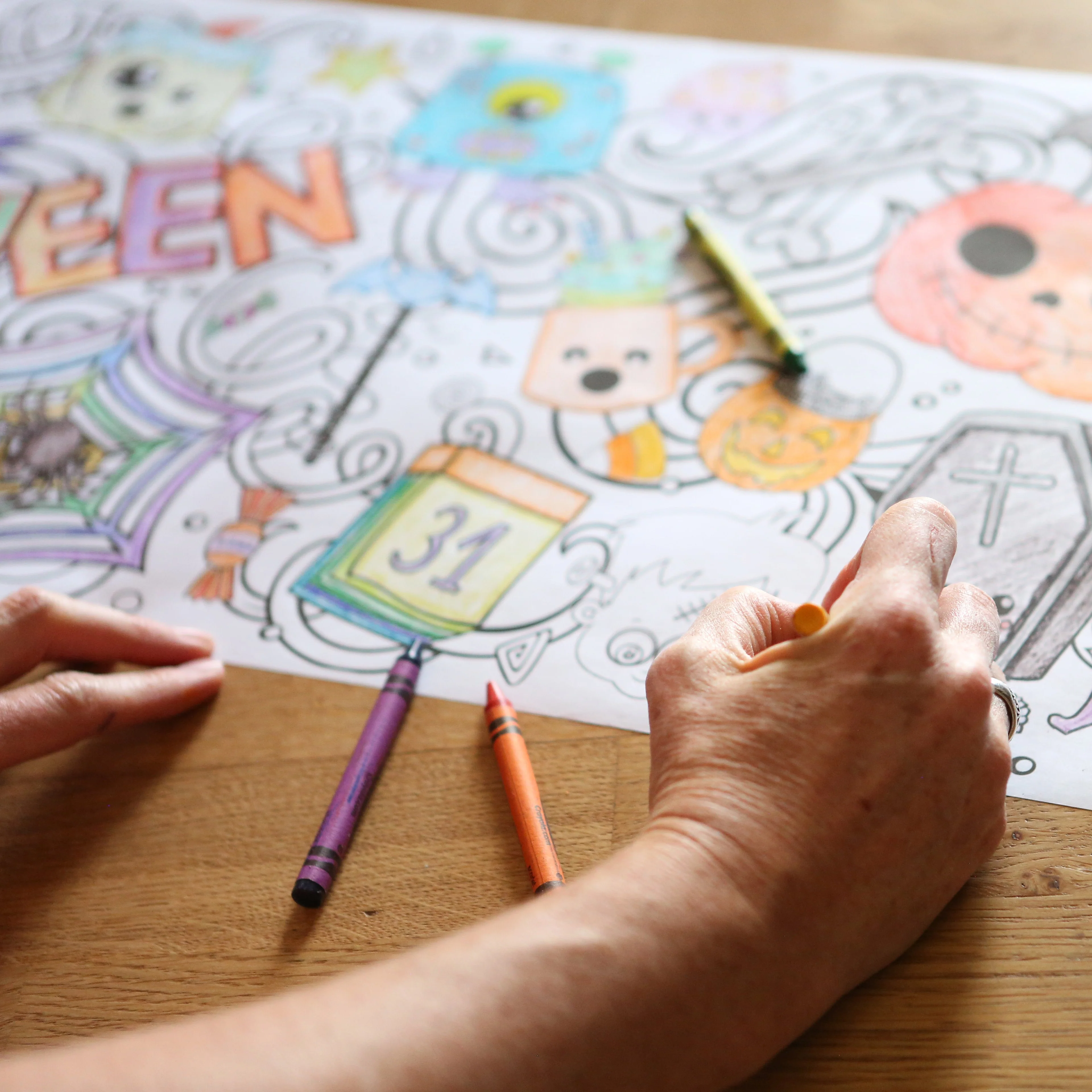 Halloween Coloring Roll - 18 ft long - Image 7
