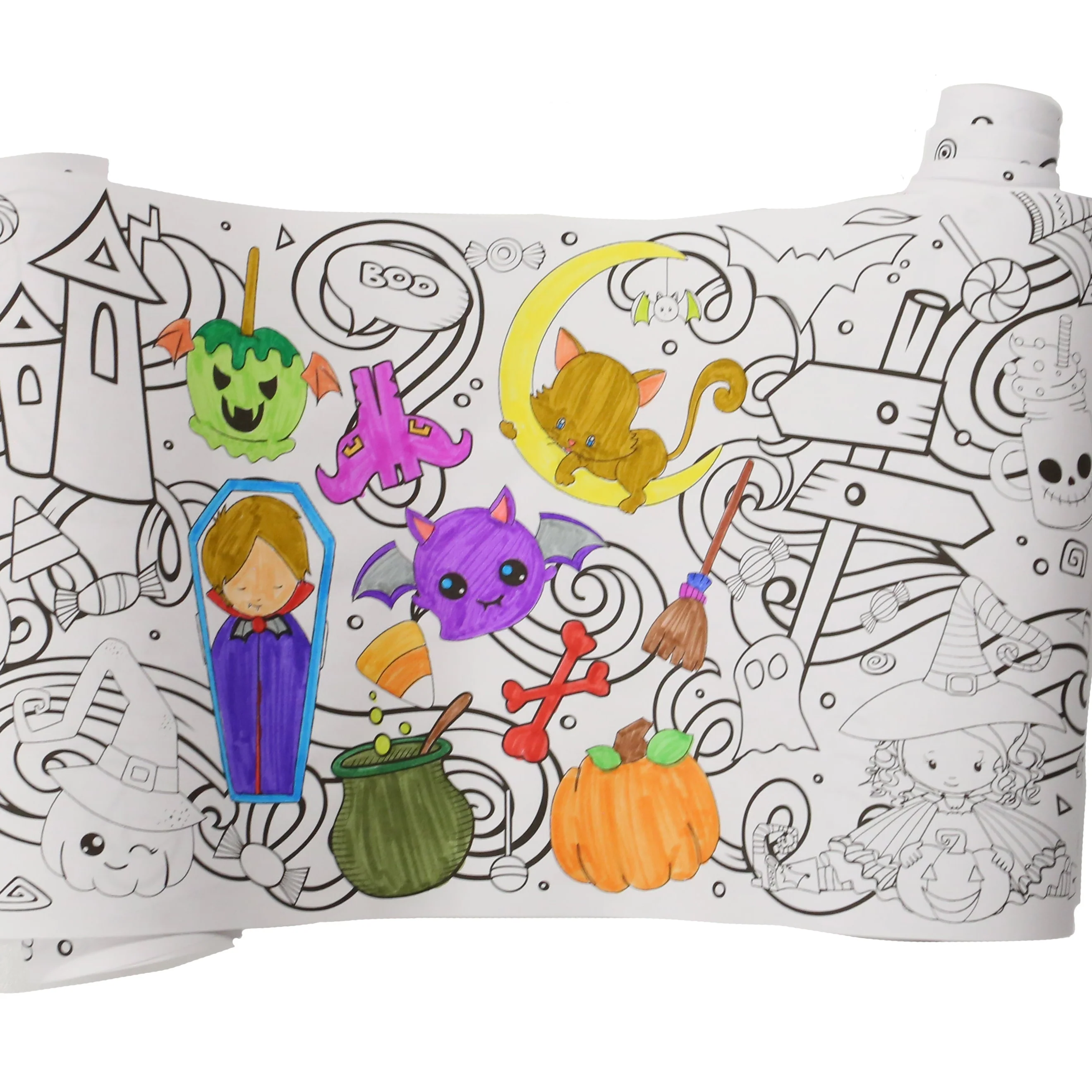 Halloween Coloring Roll - 18 ft long - Image 9