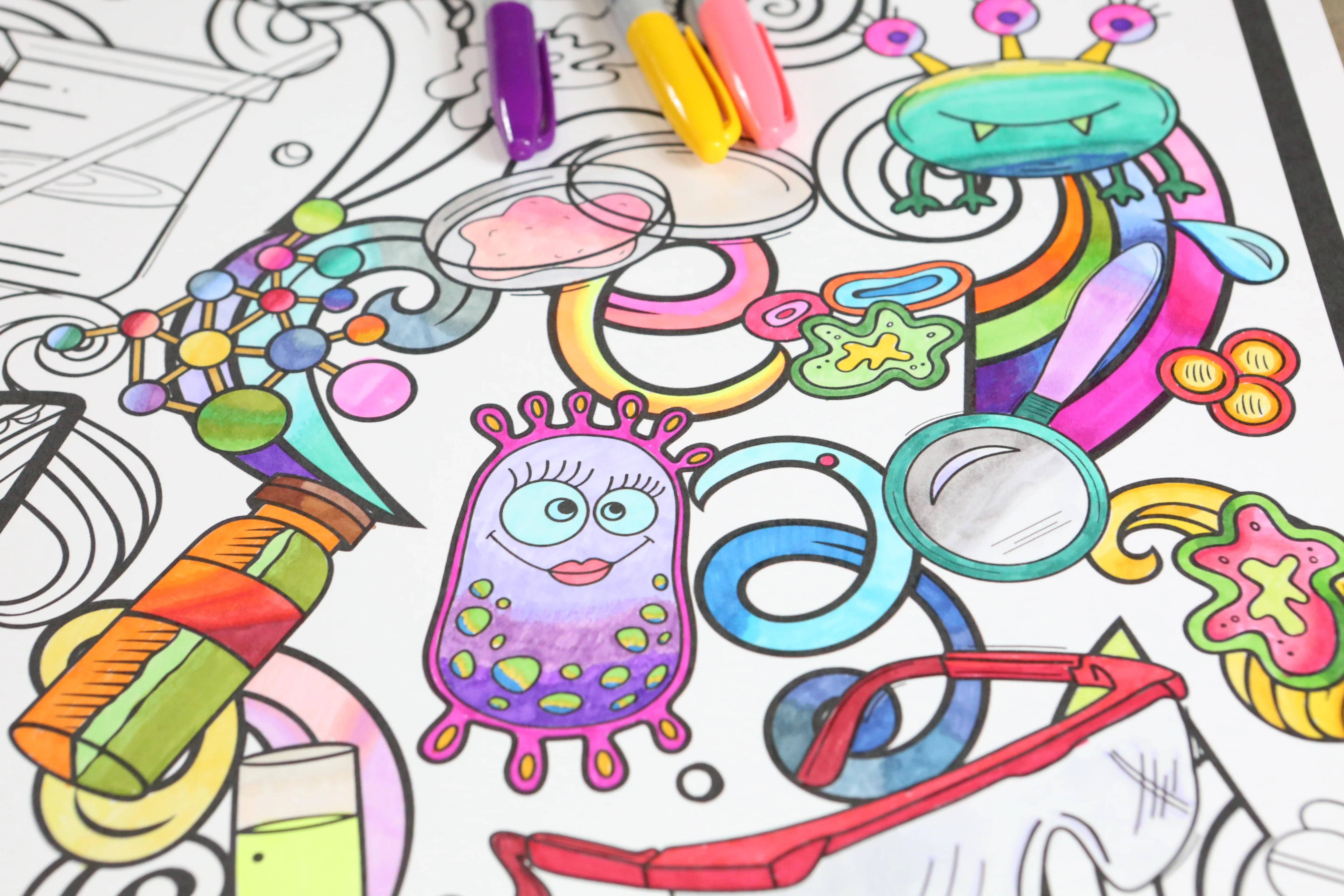 PERSONALIZED Lab Week 2026 Coloring Poster | Lab Celebration - Image 16