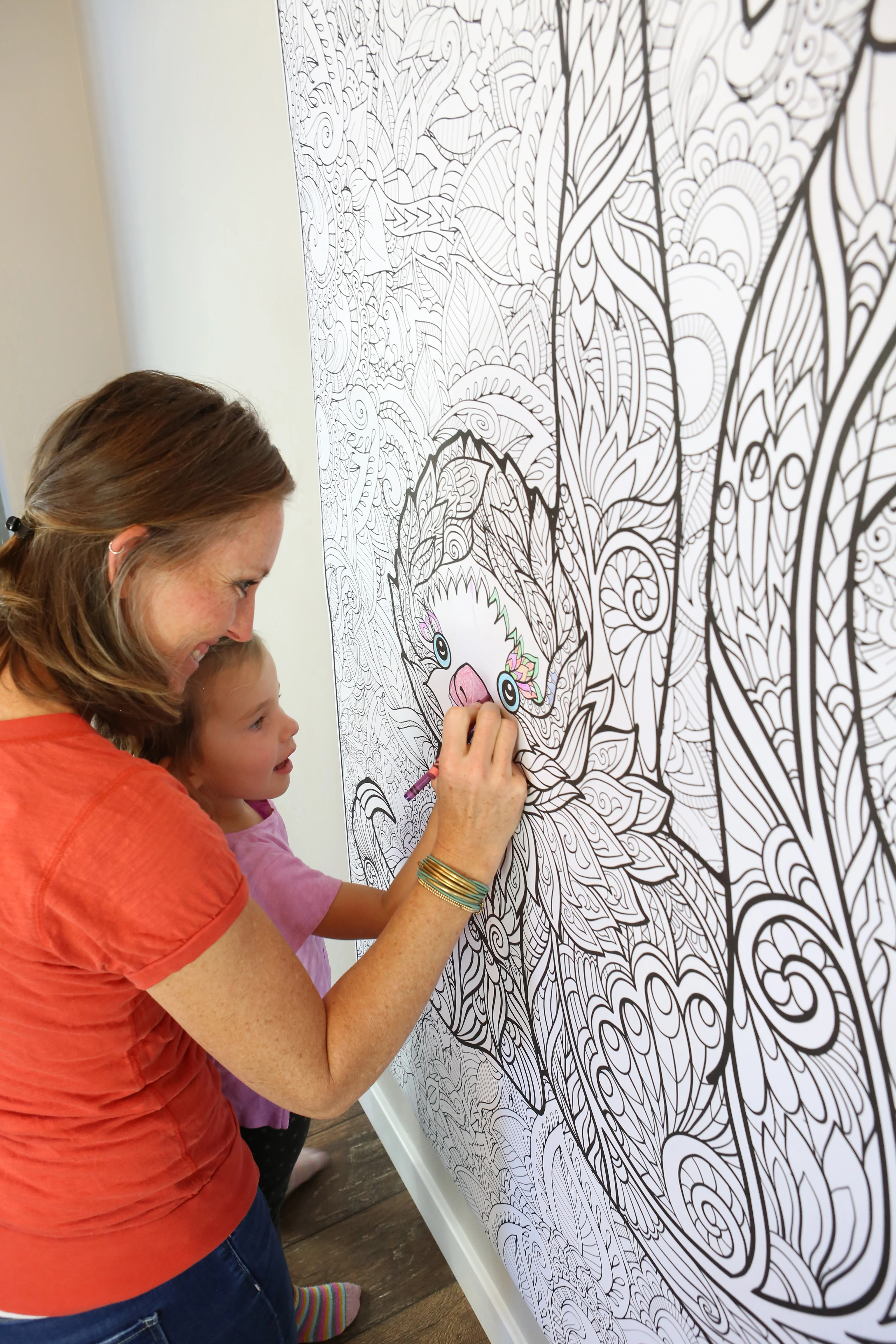 Personalized Giant Sloth Coloring Poster | Relaxed Coloring - Image 2