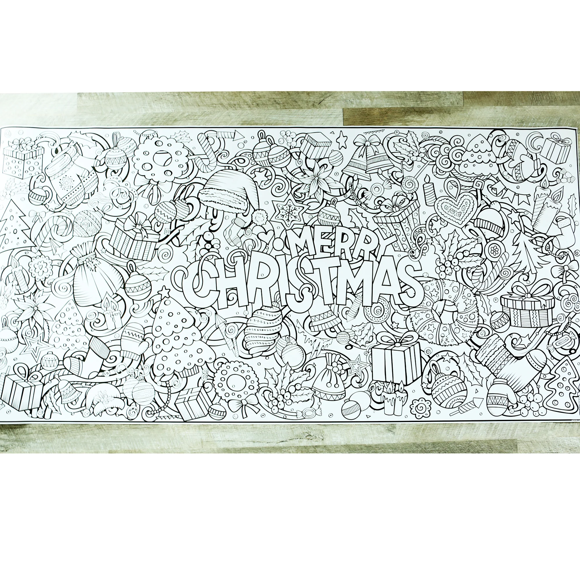 Christmas Magic Everyday Event Poster and Banner | Large Coloring & Activity Poster for Celebrations, Kids, and Christmas Parties - Image 3