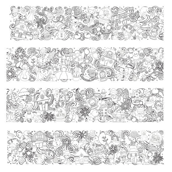 Winter Wonderland 18-Foot Coloring Roll - Image 13